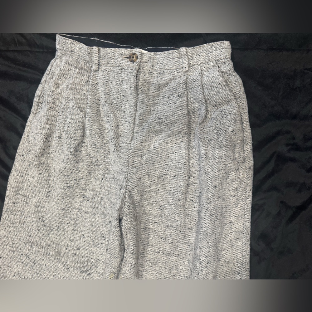 Tory Burch Women's Gray Tweed Joggers - Picture 8 of 9